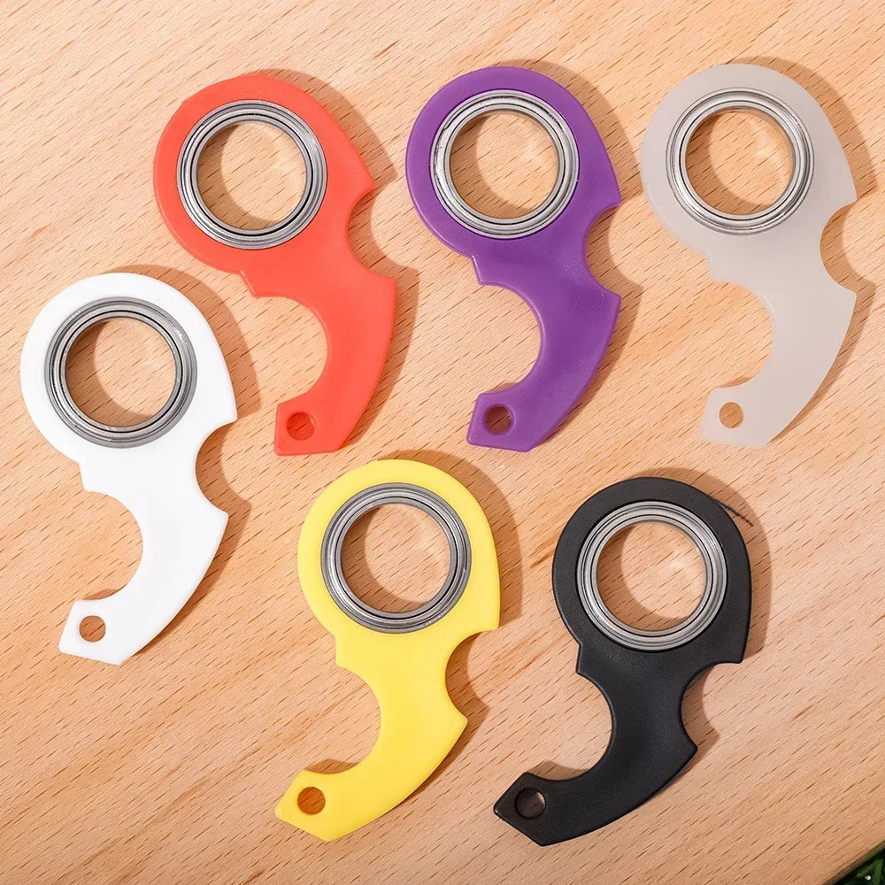 Spinner Stress Toy Keychain Fidget Ring