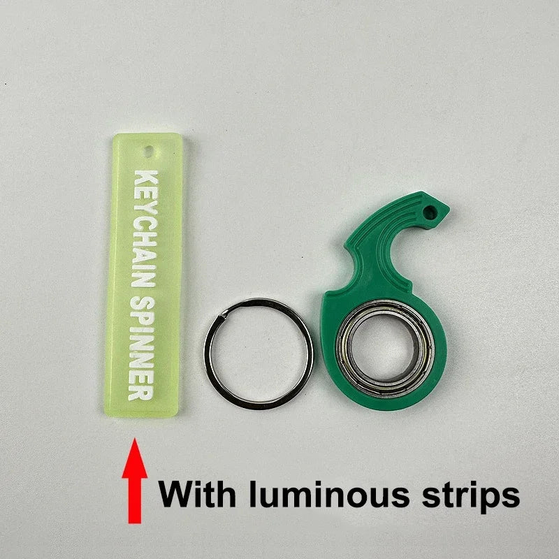 Spinner Stress Toy Keychain Fidget Ring